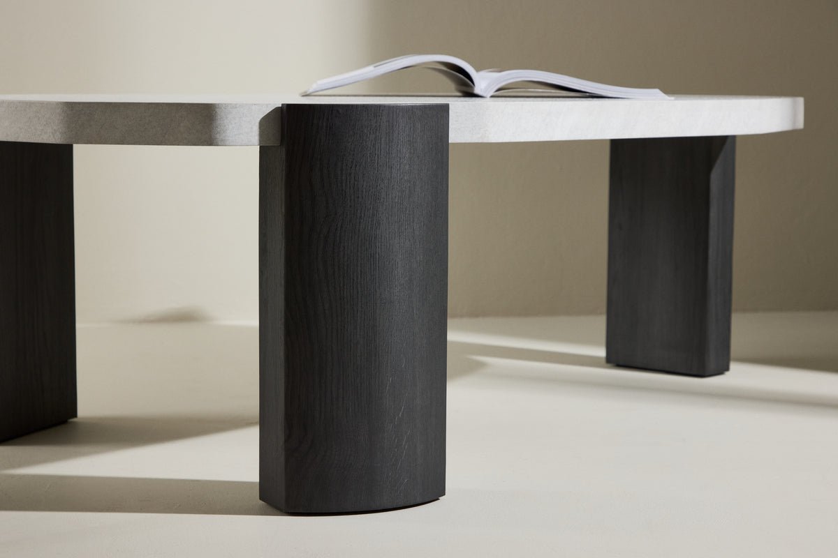 Table basse Rovena - avec 3 pieds