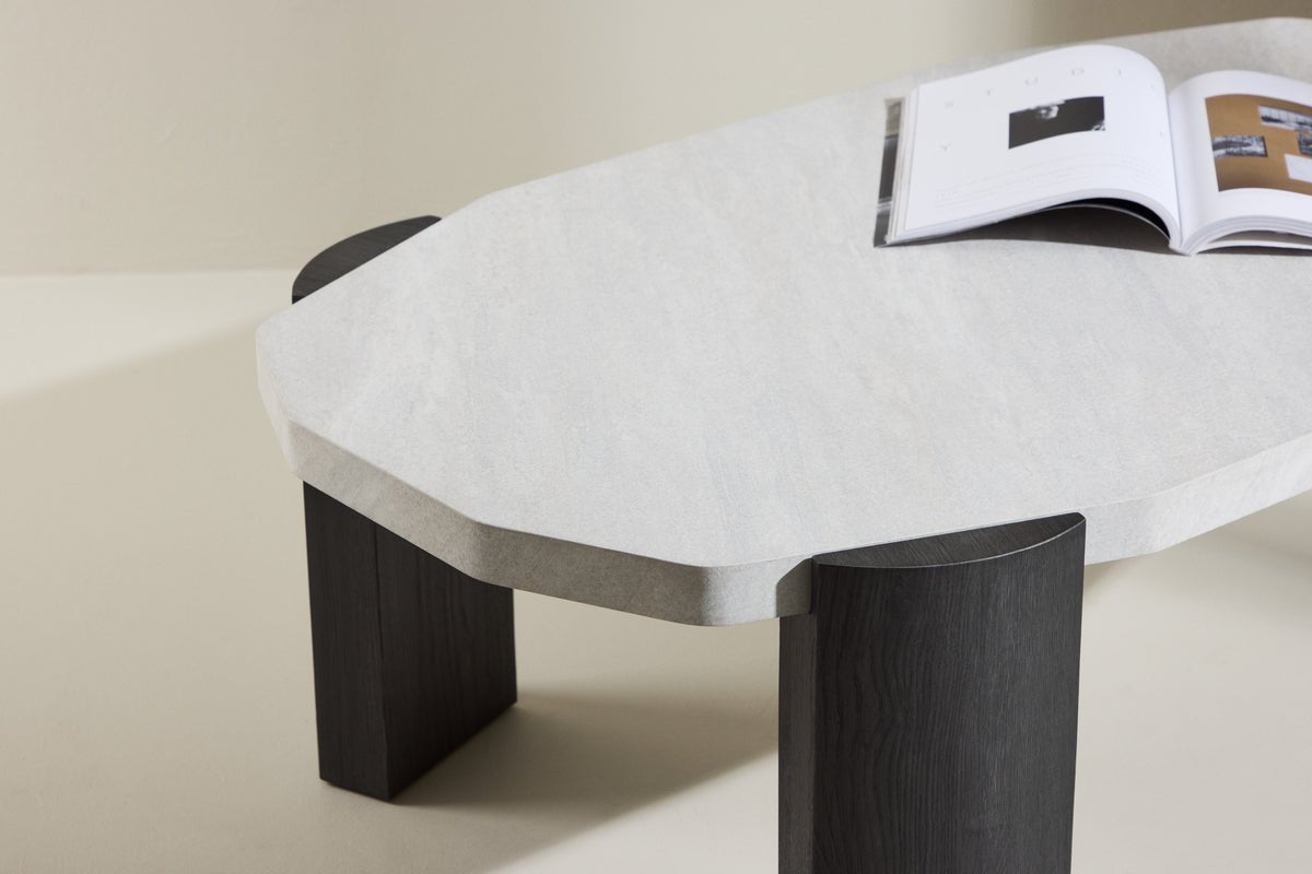 Table basse Rovena - avec 3 pieds