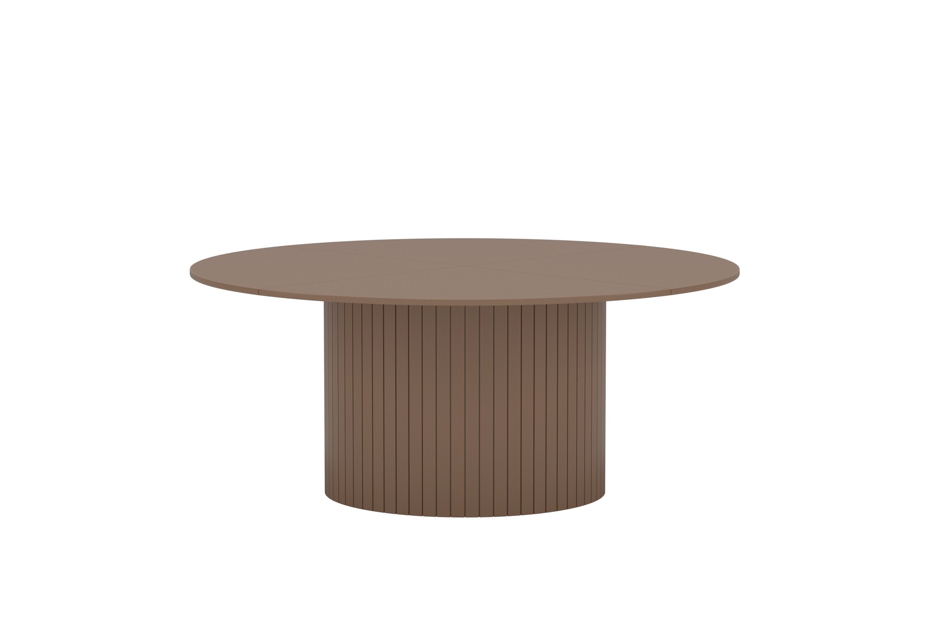 Eettafel Welora - Beige in rond ontwerp