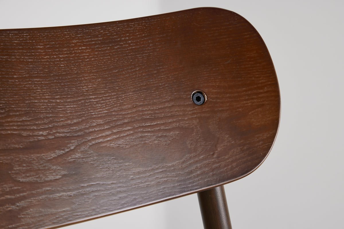 2-delige set - stoel Pam in keuze uit groen of bruin