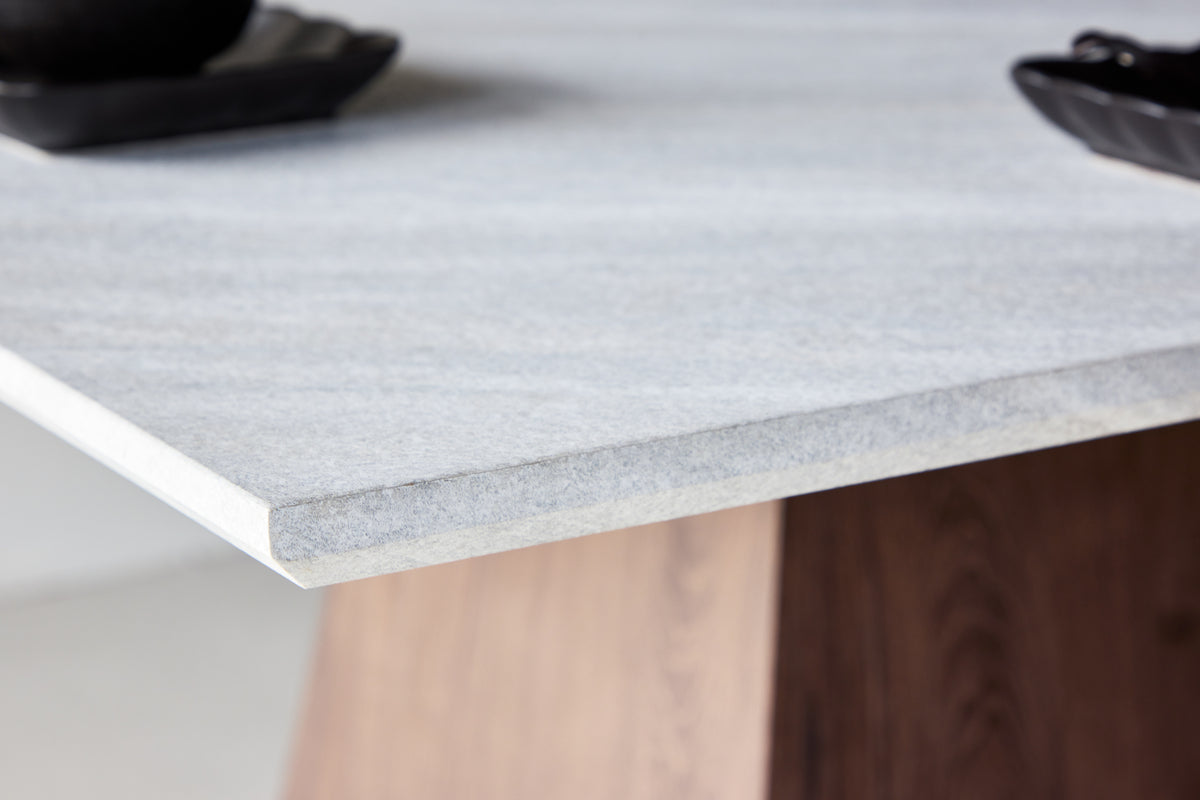 Eettafel Lior 120×120 cm in Lichtgrijs met MDF-onderstel