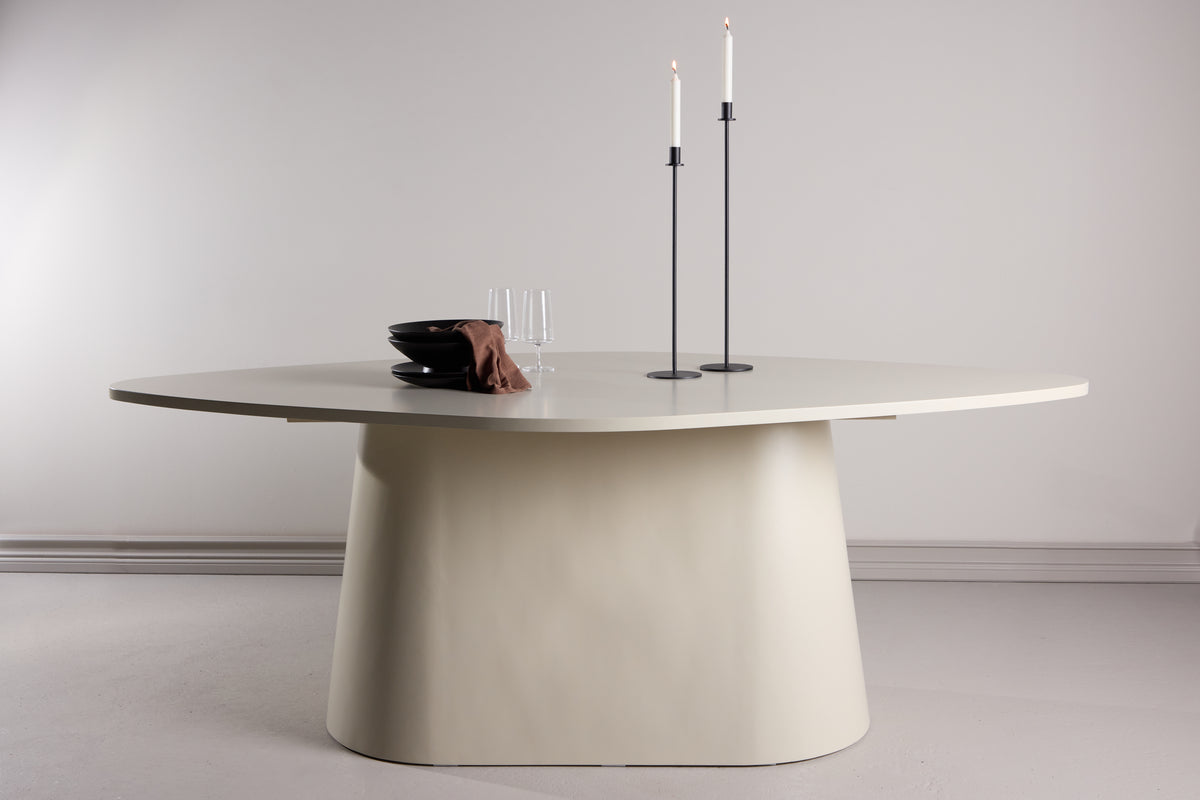 Eettafel Solaro – Ovale design eettafel 210x110 cm in Beige