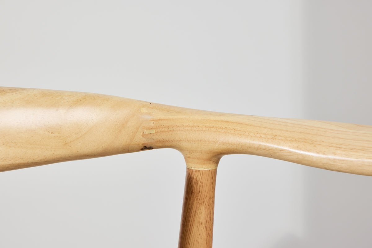 Ensemble de 2 - Chaise Leli en bois d'hévéa et tressage en corde