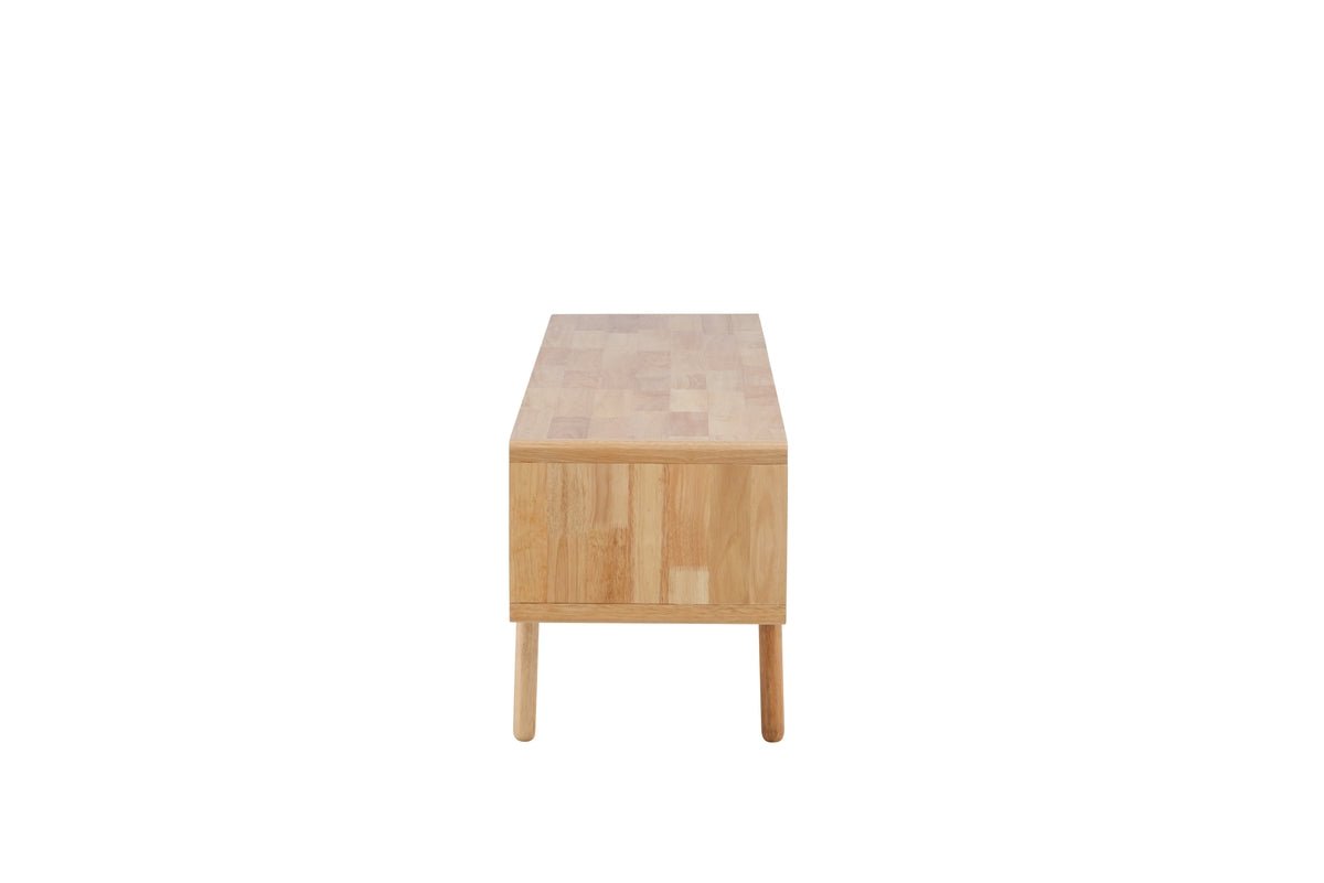 Commode Janice - Buffet de 200 cm en bois d'hévéa