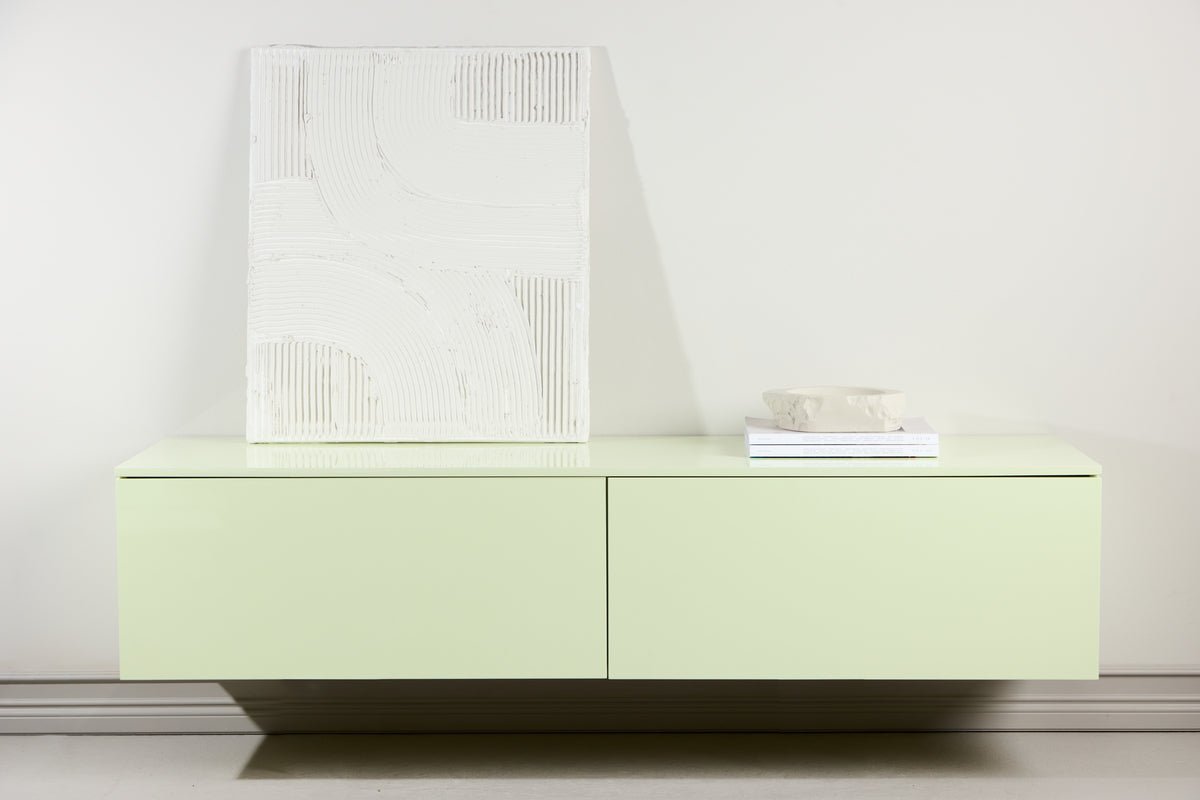 TV-Lowboard Marivo – Glanzend design in fris Groen