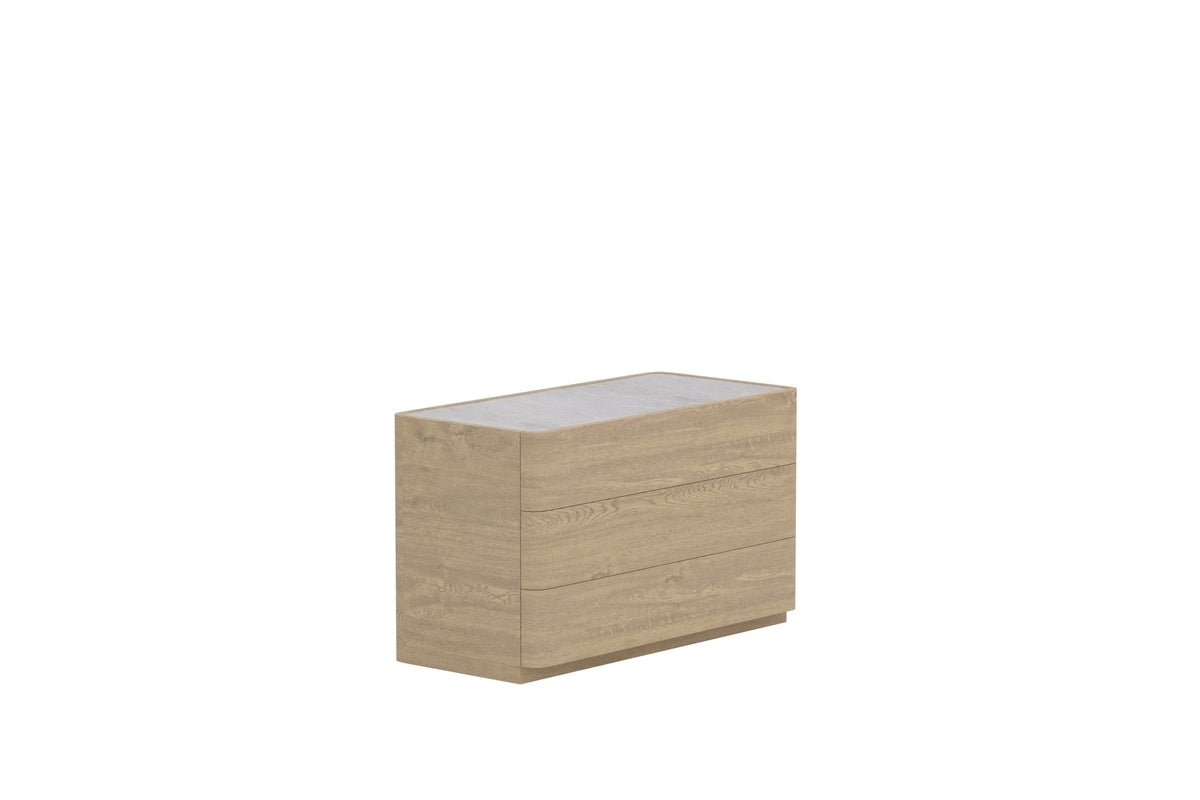 Bijzettafel Cirella - in natuurlijke houtlook