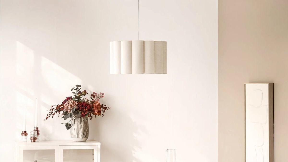 Hanglamp Nord - van staal en linnen