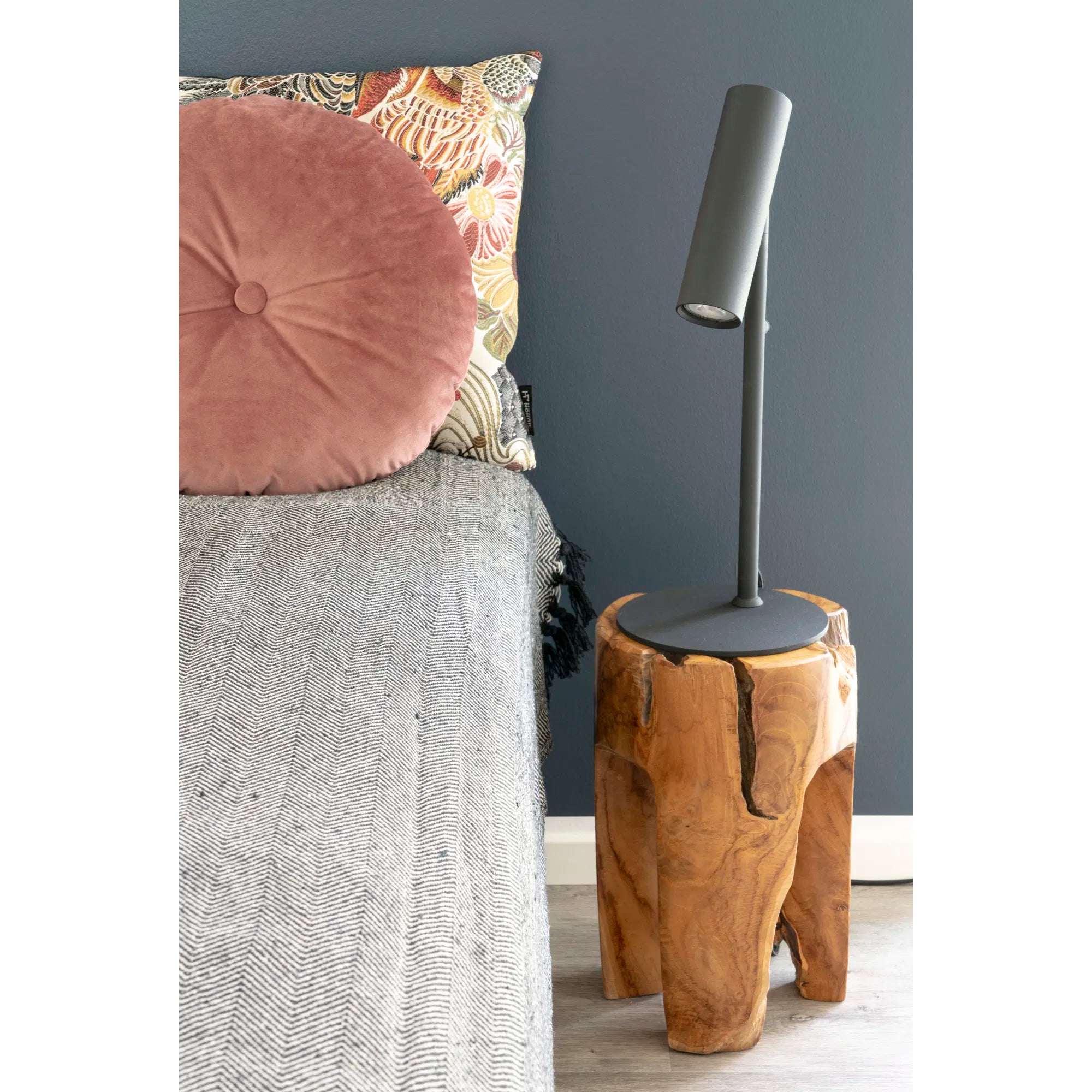 Tafellamp „Lazaro“ – metalen accent in Zwart of goud