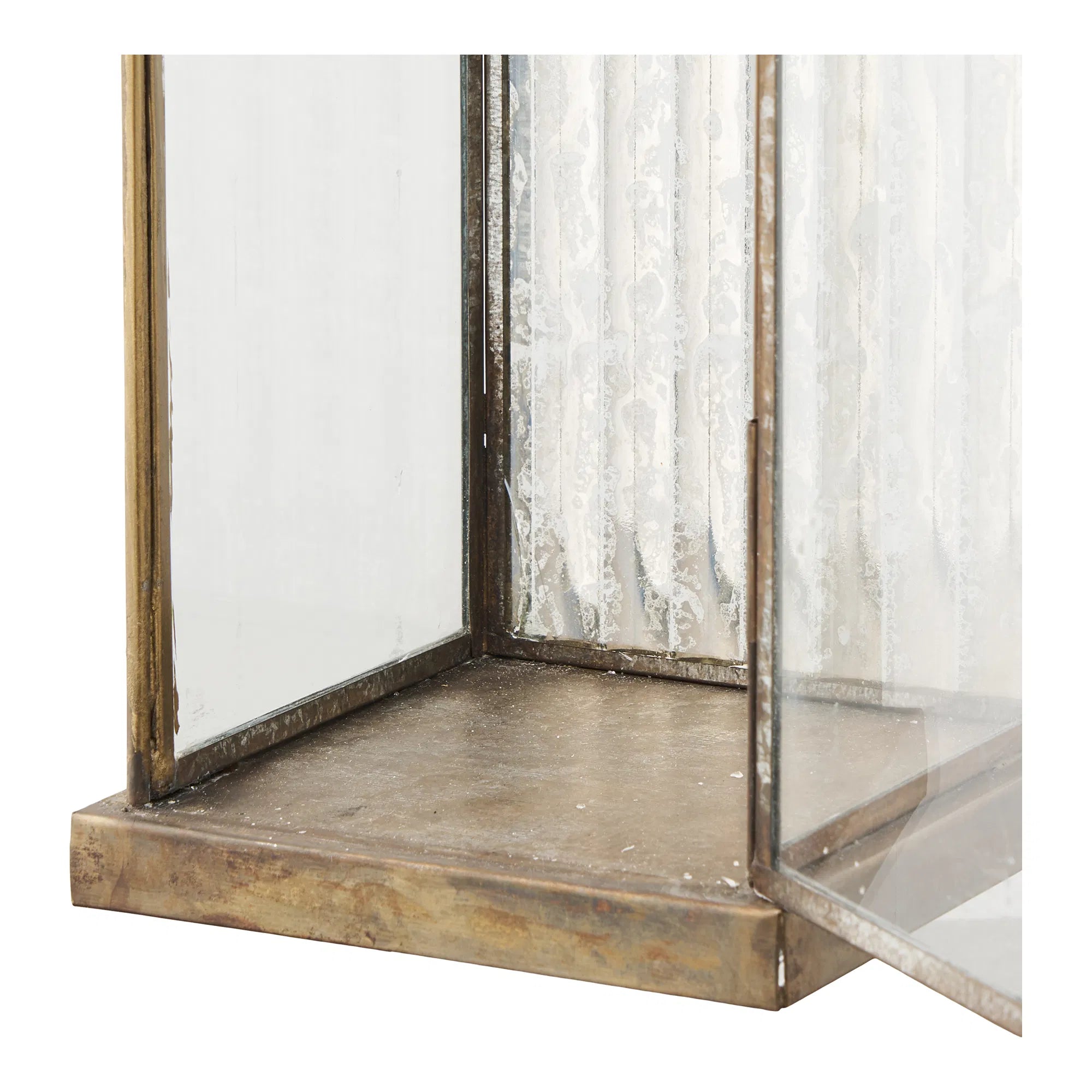 Garten-Kerzenlaterne Solmera – aus Metall und Glas gefertigt