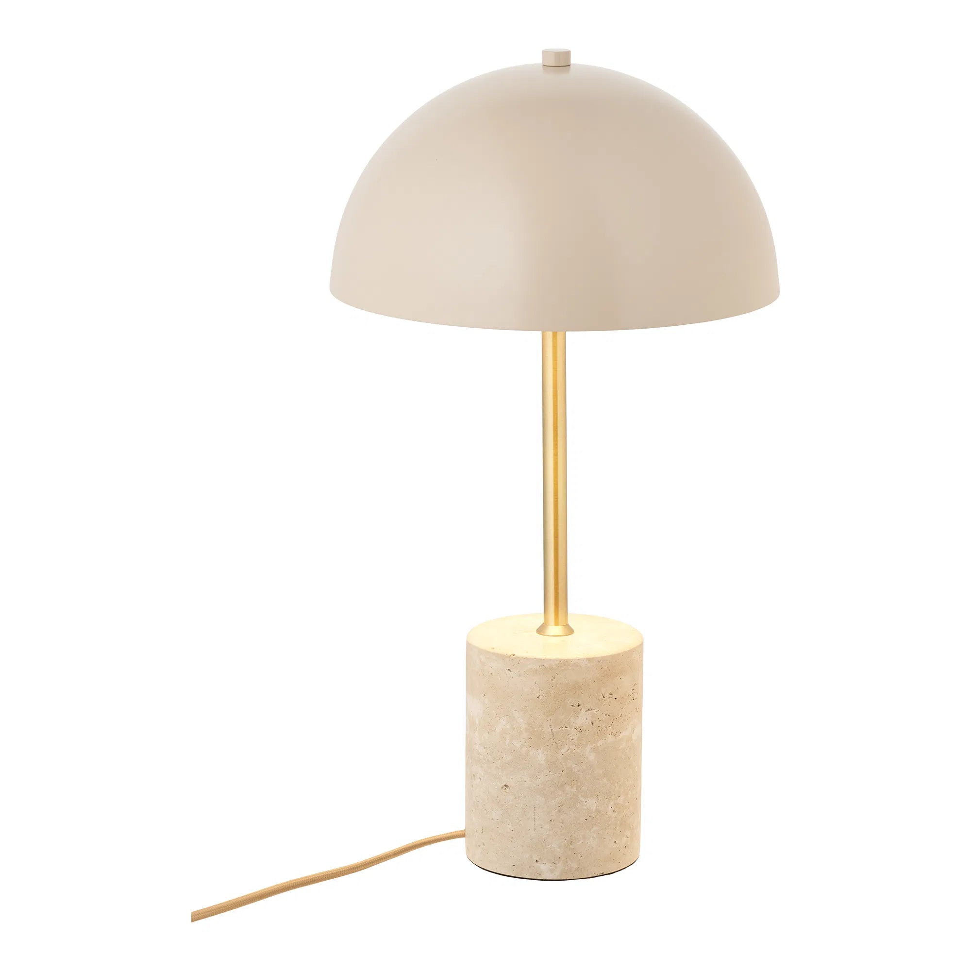Lampe de table « Lucente » – Combinaison élégante de marbre et de Métal