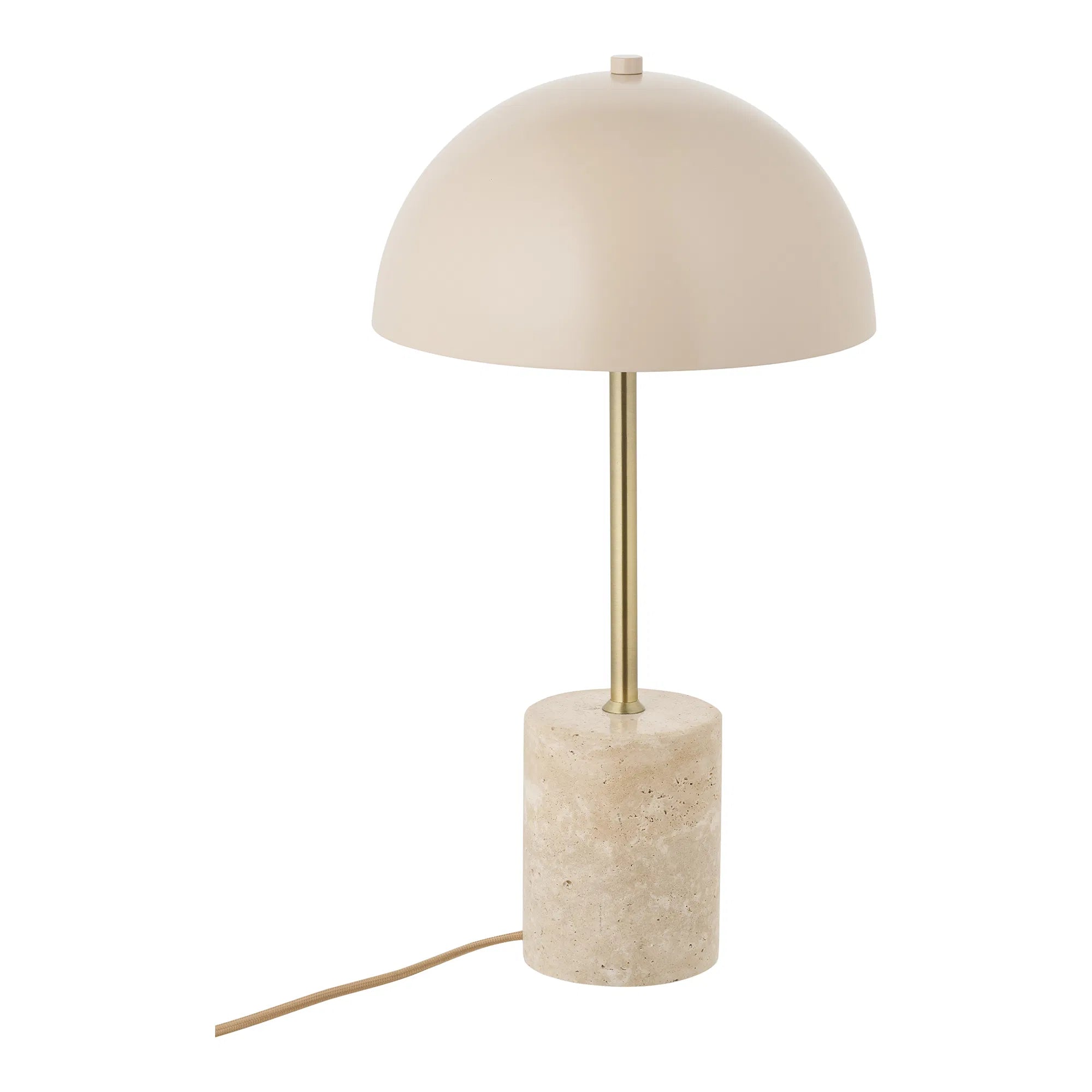 Lampe de table « Lucente » – Combinaison élégante de marbre et de Métal