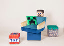 Minecraft draaifauteuil Steve – met armleuningen & hoofdsteun