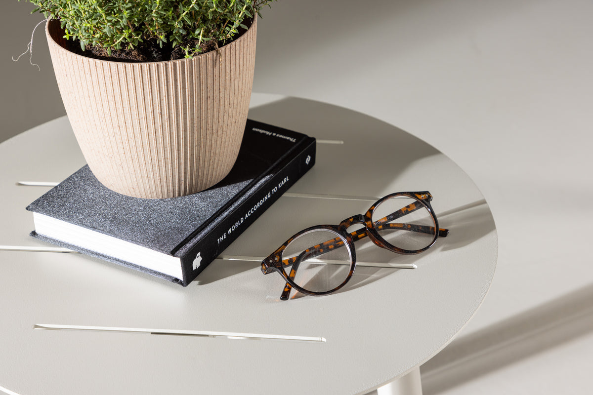 Table d'appoint de jardin Amman - Ø40 en couleur Beige