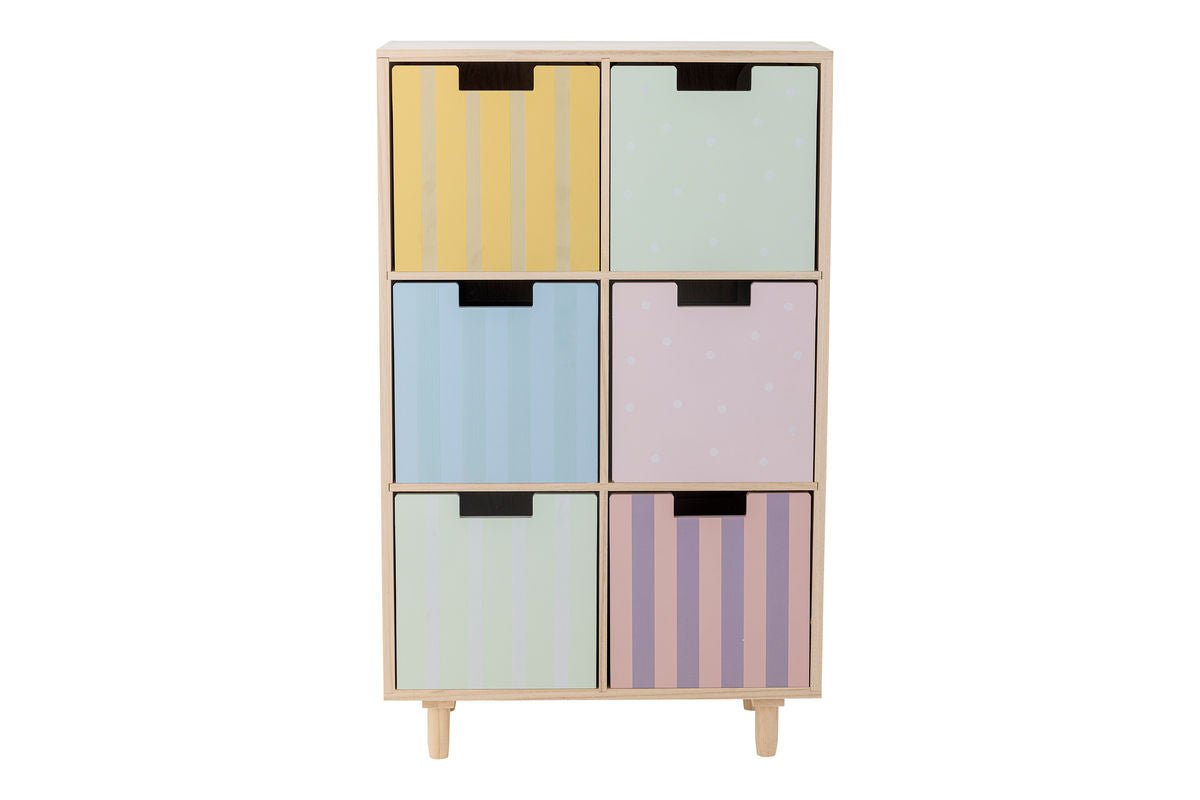 Kinderboekenplank „Linus“ met laden – Kleurrijk ontwerp