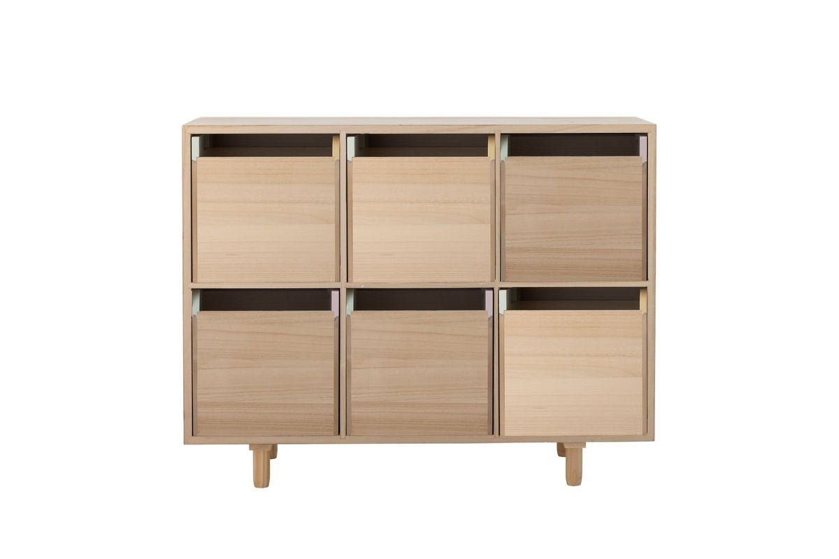 Kinderboekenplank „Linus“ met laden – Kleurrijk ontwerp