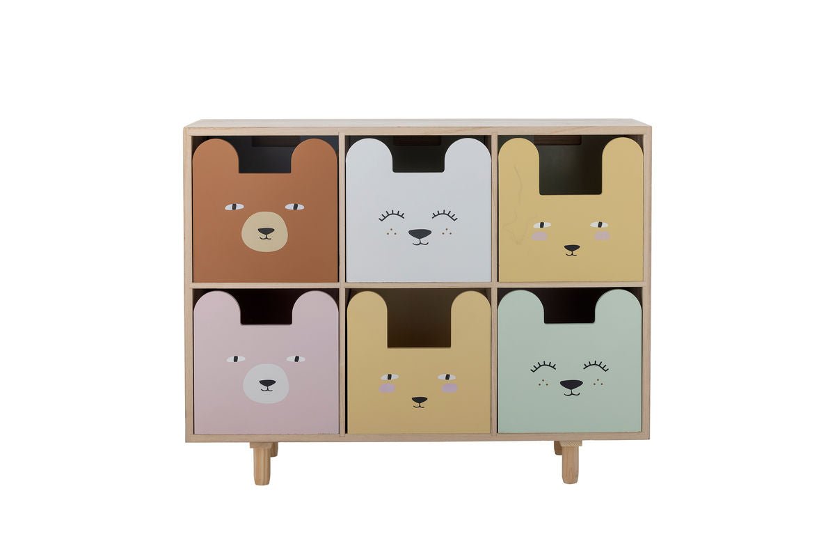 Kinderboekenplank „Linus“ met laden – Kleurrijk ontwerp