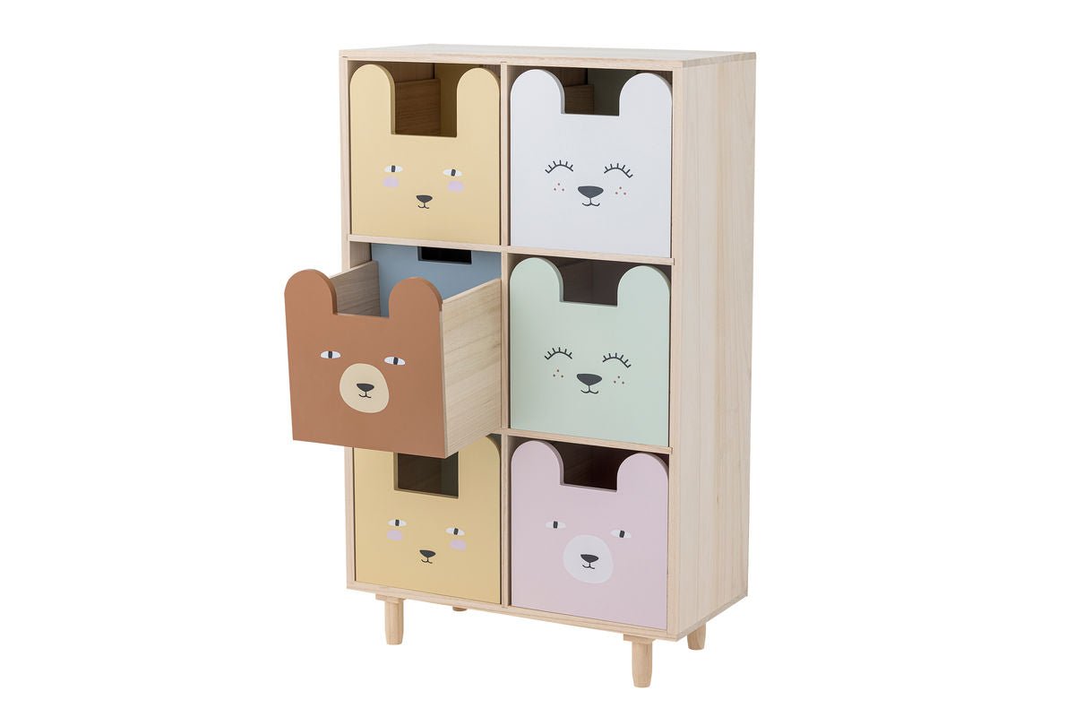 Kinderboekenplank „Linus“ met laden – Kleurrijk ontwerp