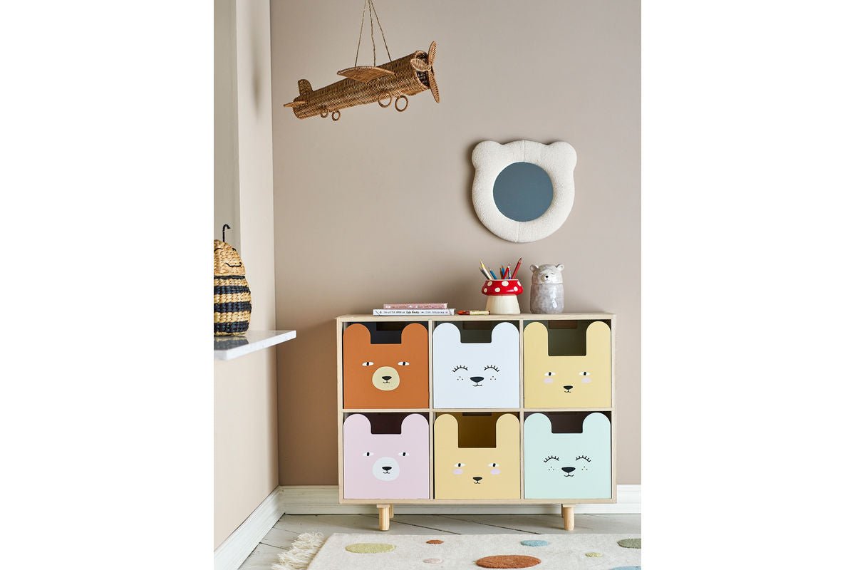 Kinderboekenplank „Linus“ met laden – Kleurrijk ontwerp