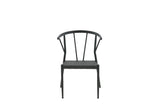 6er Set - Gartenstuhl Tina aus Rattan/Aluminium