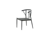 6er Set - Gartenstuhl Tina aus Rattan/Aluminium