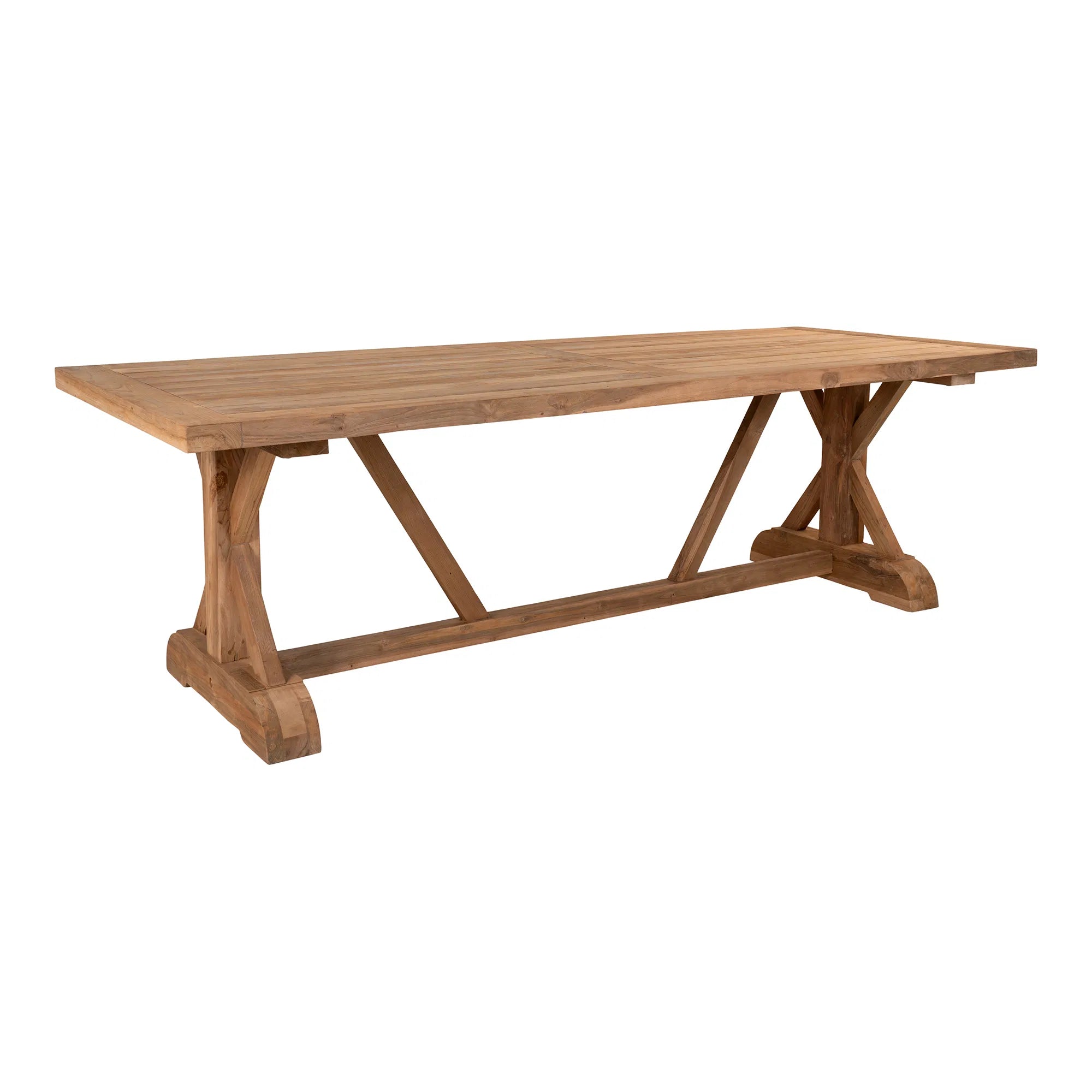 Table de jardin Goliath – Teck, 240 × 100 cm