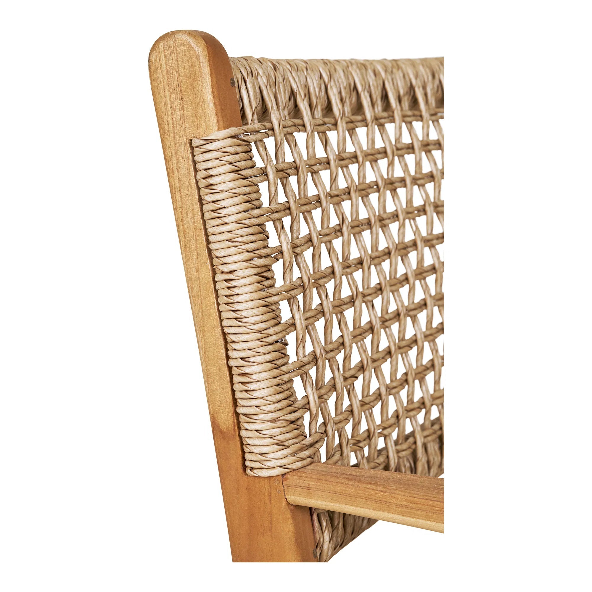 Chaise de jardin Capri avec accoudoirs en bois de teck