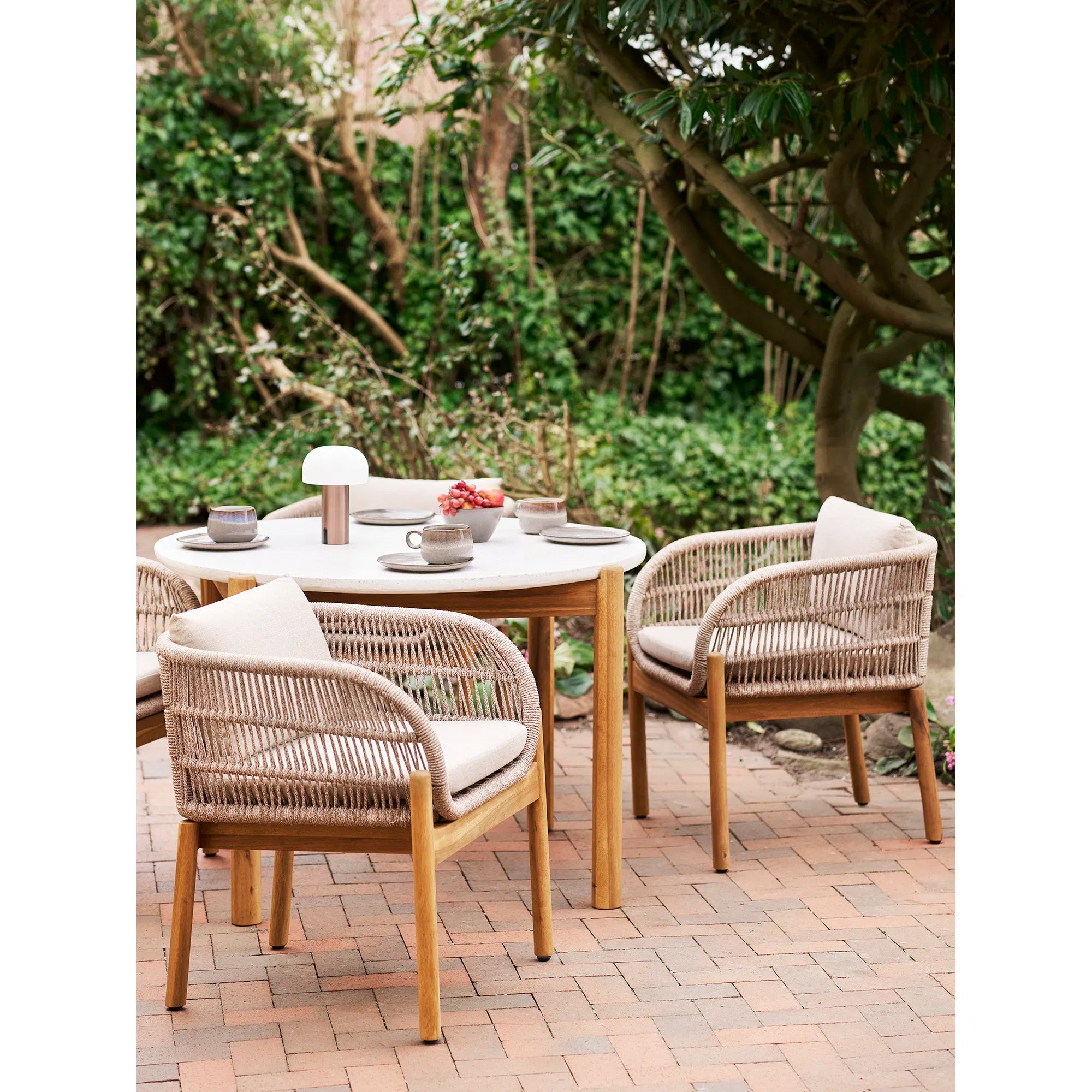 Lot de 2 - Chaise de jardin Sorrento en bois d'acacia