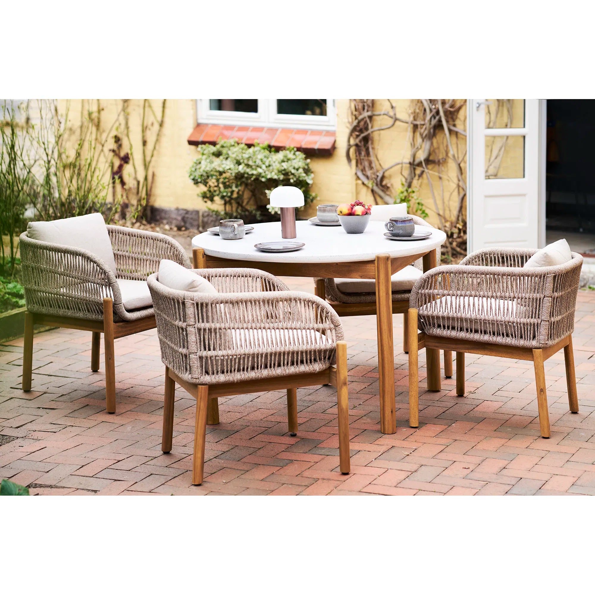 Lot de 2 - Chaise de jardin Sorrento en bois d'acacia