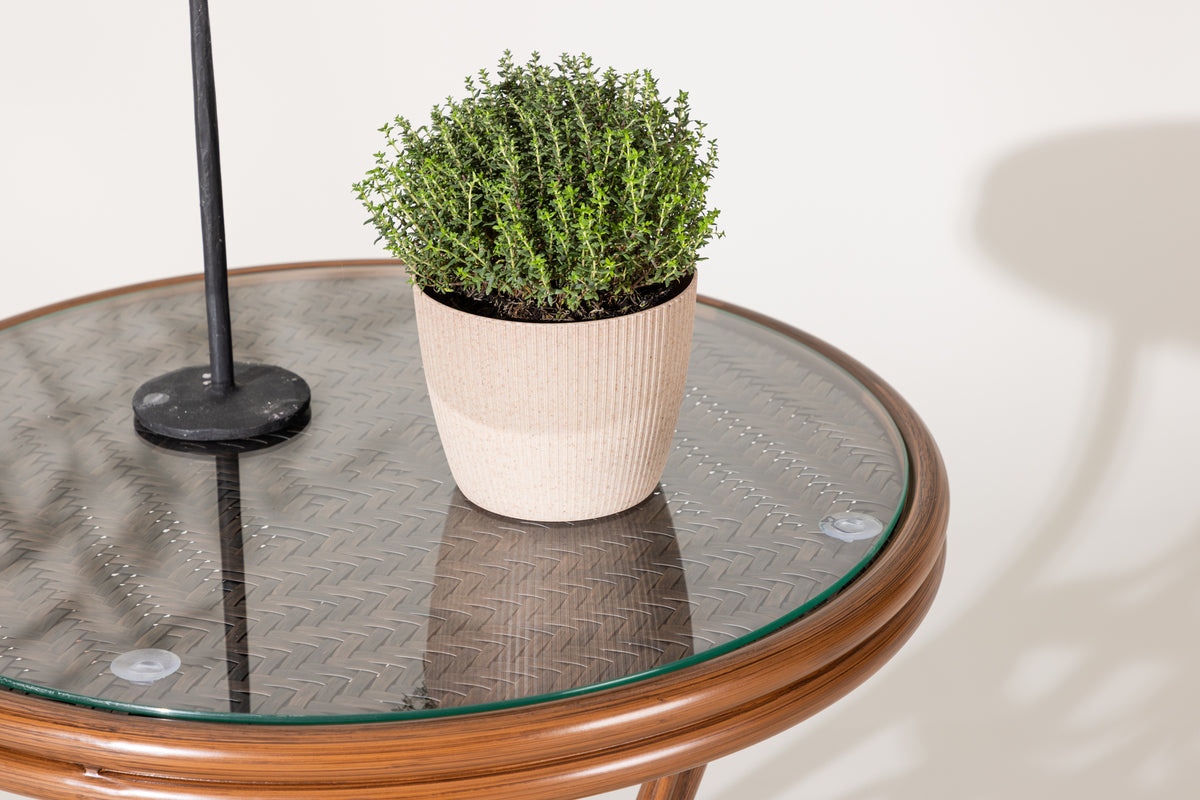 Kaffeetisch Sarge -  Ø60 in der Farbe Braun