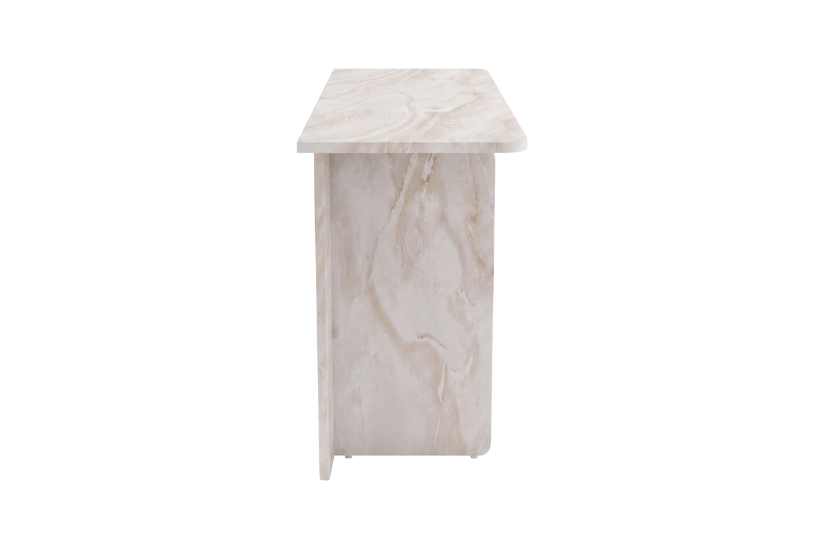 Bijzettafel Zaviro - stijlvolle tafel in marmerlook
