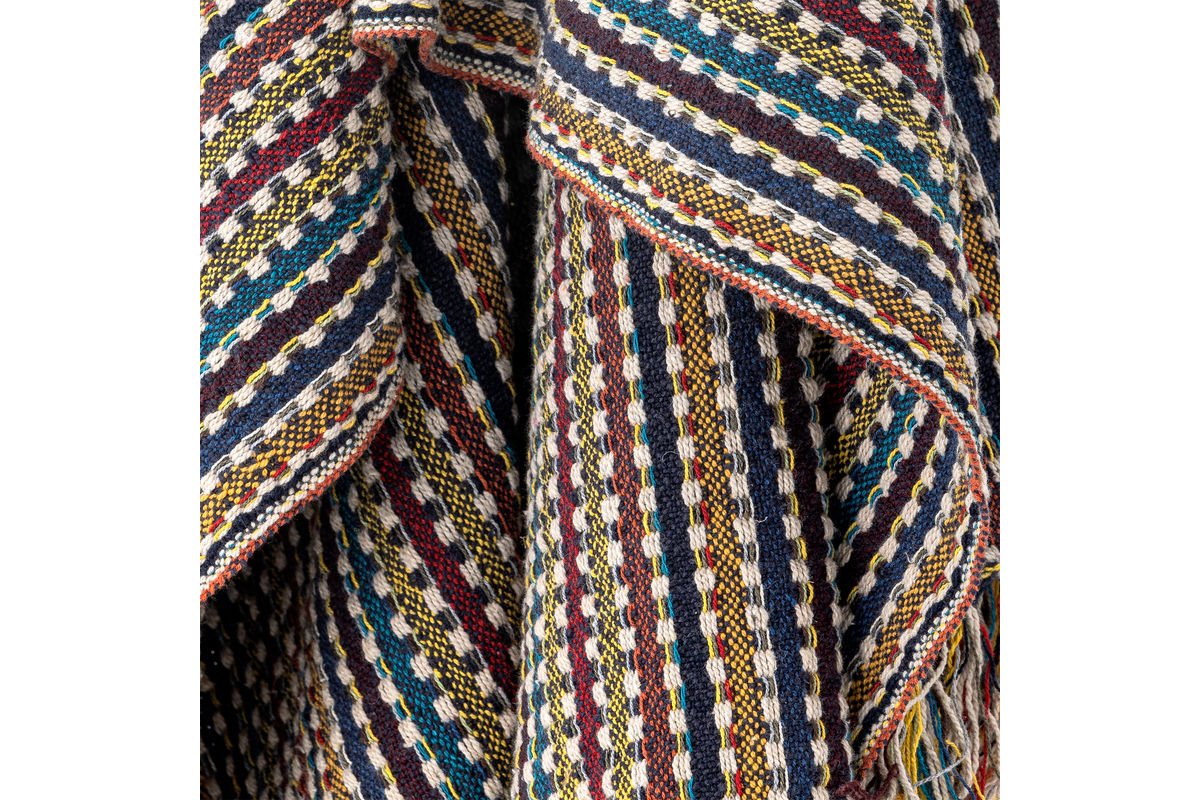 Plaid Elua - Coloré, en coton recyclé