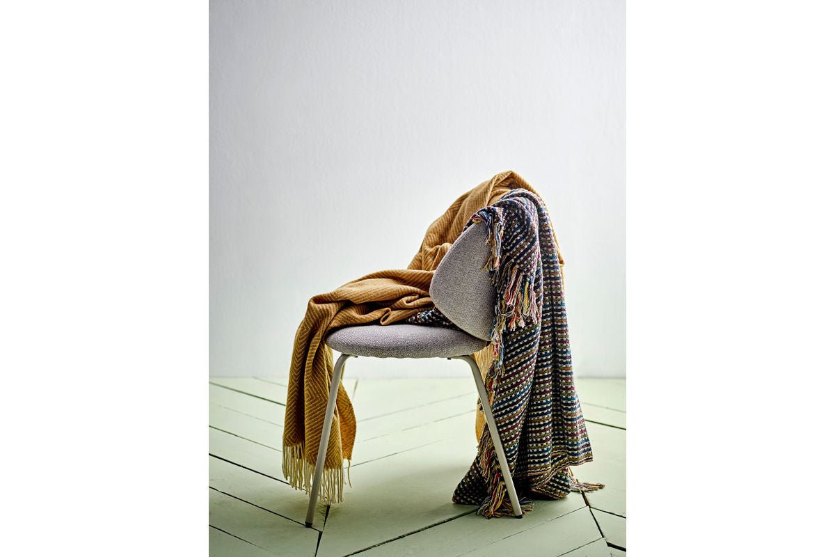 Plaid Elua - Coloré, en coton recyclé