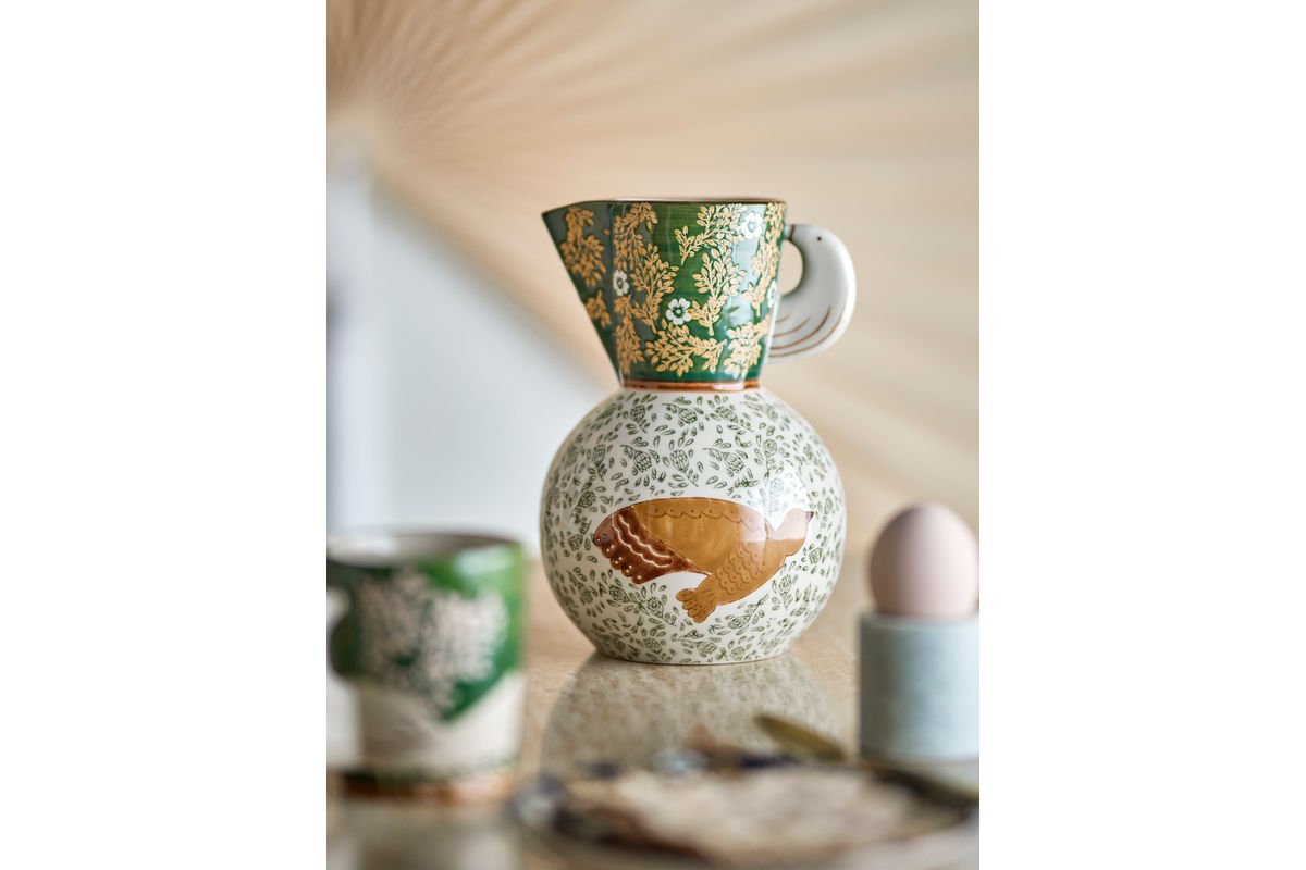 Krug Florin – Faïence peinte à la main avec motifs floraux