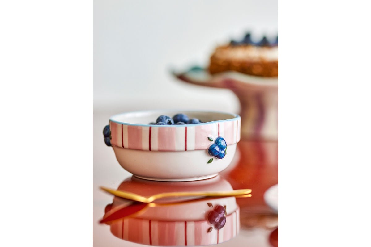 Schalen-Set Berry – 4-teiliges Steingut-Set in Rosé