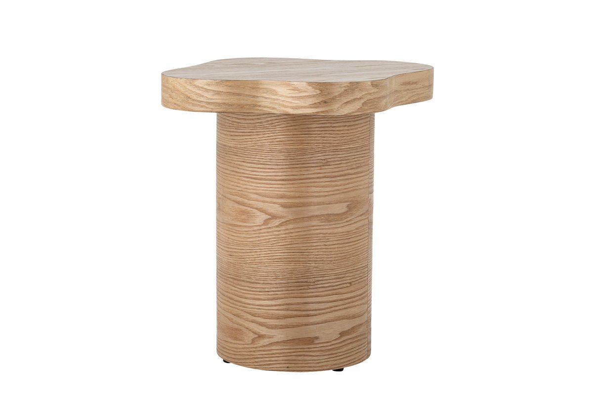Table d'appoint Margo – Design cylindrique en ton naturel chaud