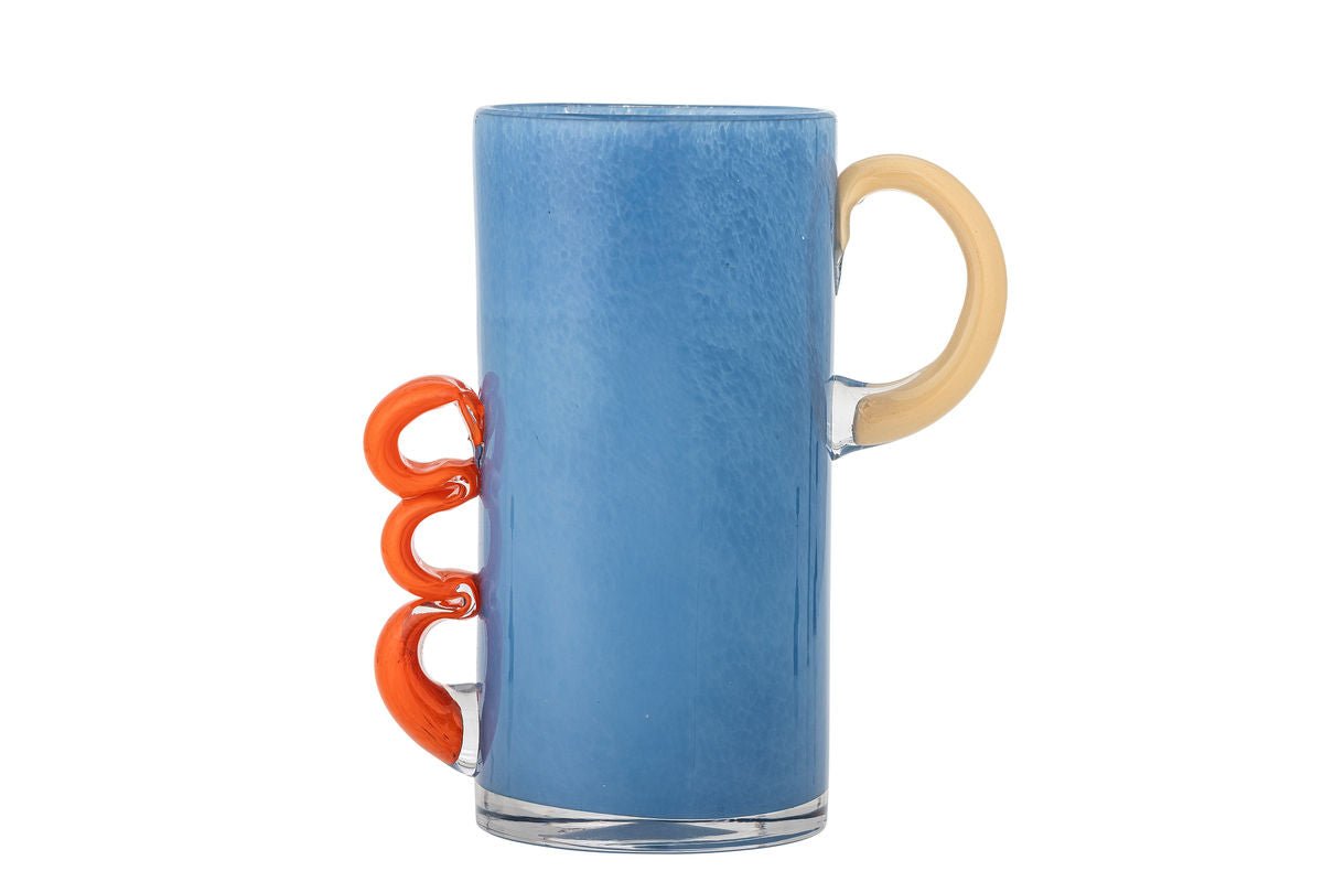 Vaas „Alva“ – Blauw glas