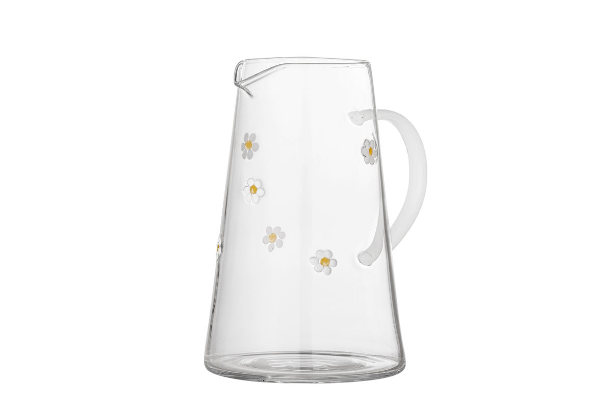 Krug Florae – Verre clair avec motifs floraux décorés à la main