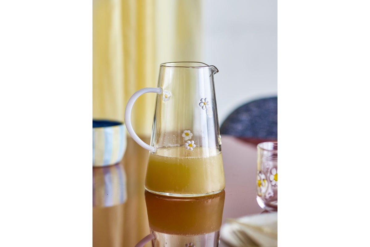 Krug Florae – Verre clair avec motifs floraux décorés à la main