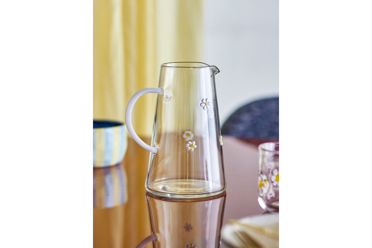 Krug Florae – Verre clair avec motifs floraux décorés à la main