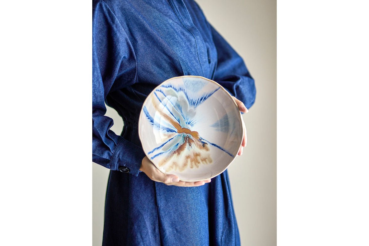 Bol Elora – grès avec glaçure réactive aux tons naturels doux