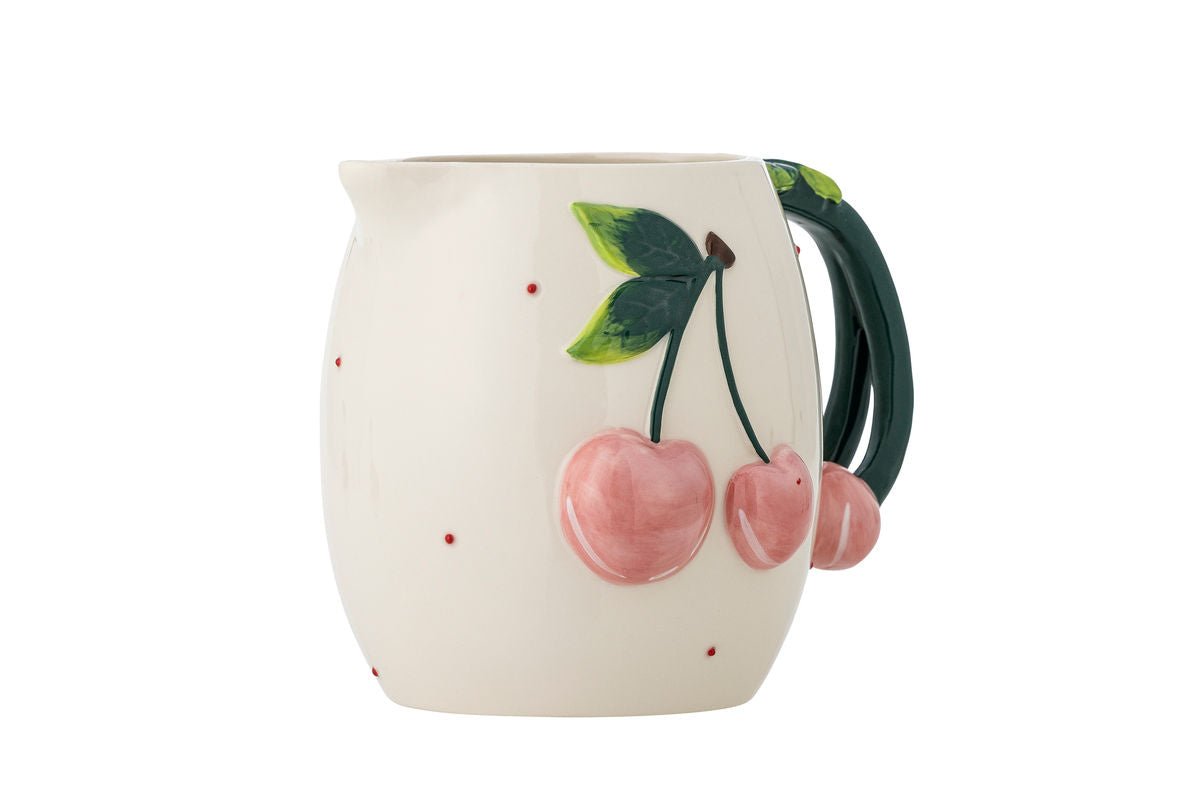 Krug Cerise – Faïence peinte à la main avec motifs de cerises