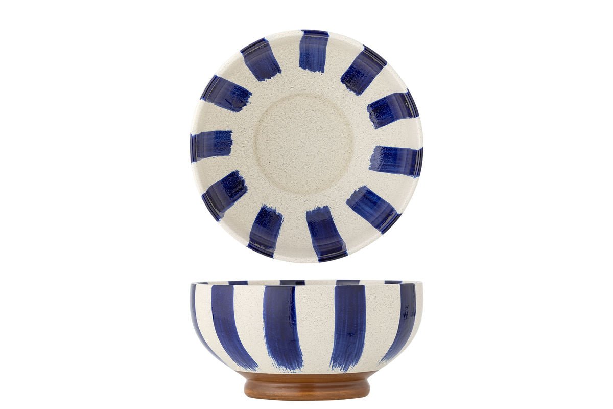 Bol Cala – bol en grès peint à la main en Bleu