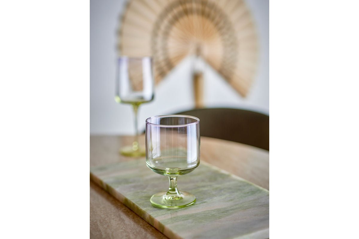 Verres à boire Olivetree – avec calice doucement arrondi en violet délicat (lot de 6)