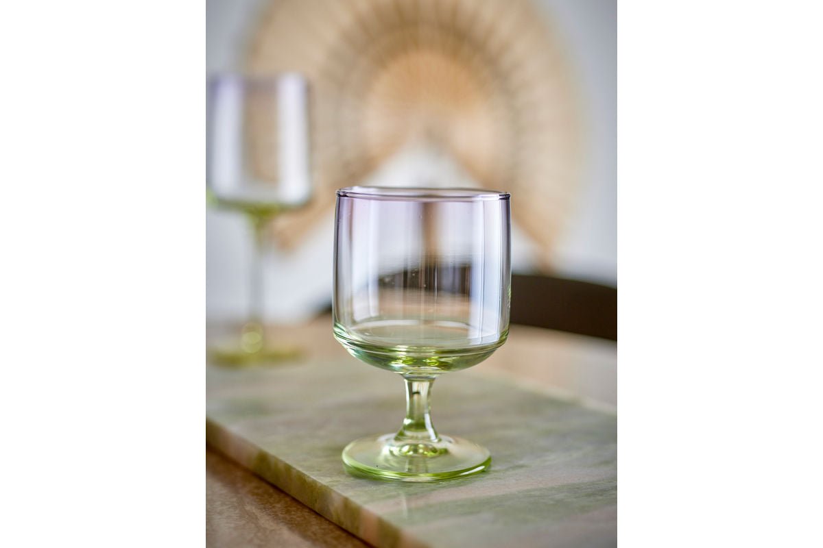 Verres à boire Olivetree – avec calice doucement arrondi en violet délicat (lot de 6)