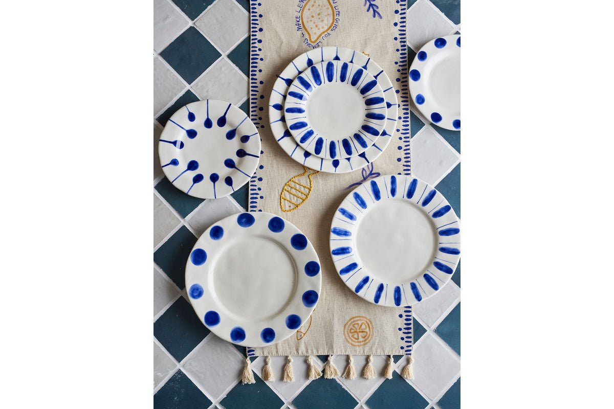 Teller Elvara - fabriqué en grès Ensemble de 3 pièces