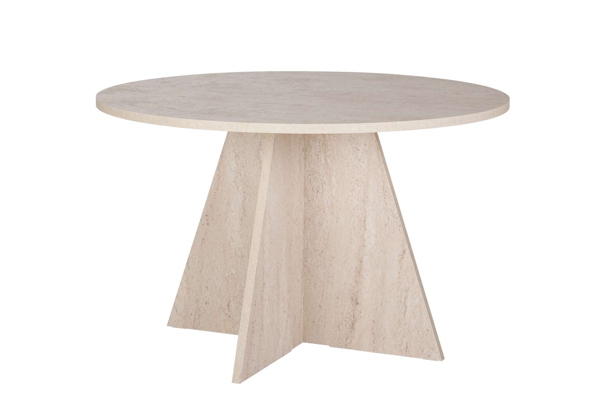 Table à manger Selara - avec plateau de table épais de 25 mm, diamètre Ø 120 cm
