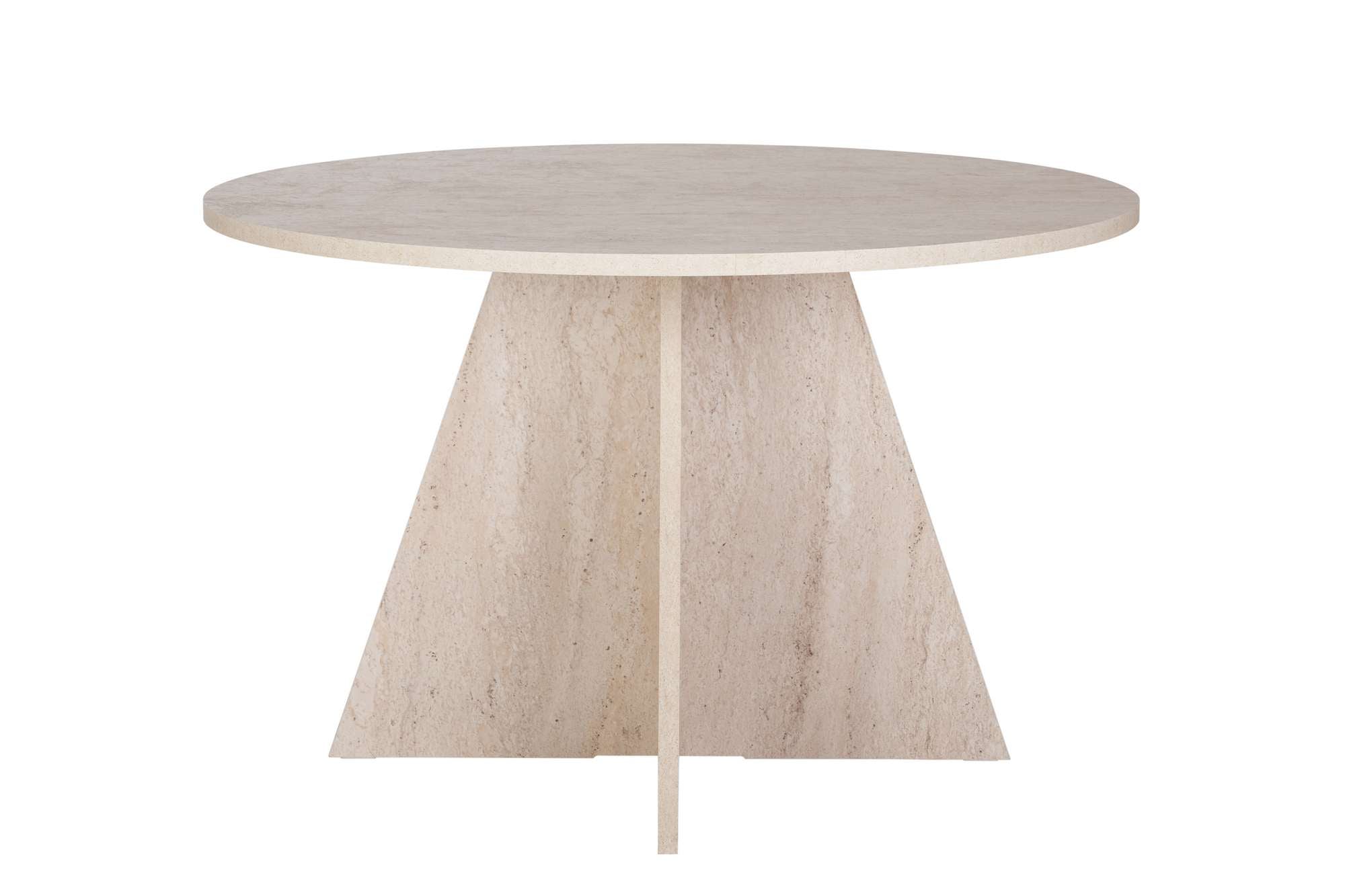 Table à manger Selara - avec plateau de table épais de 25 mm, diamètre Ø 120 cm