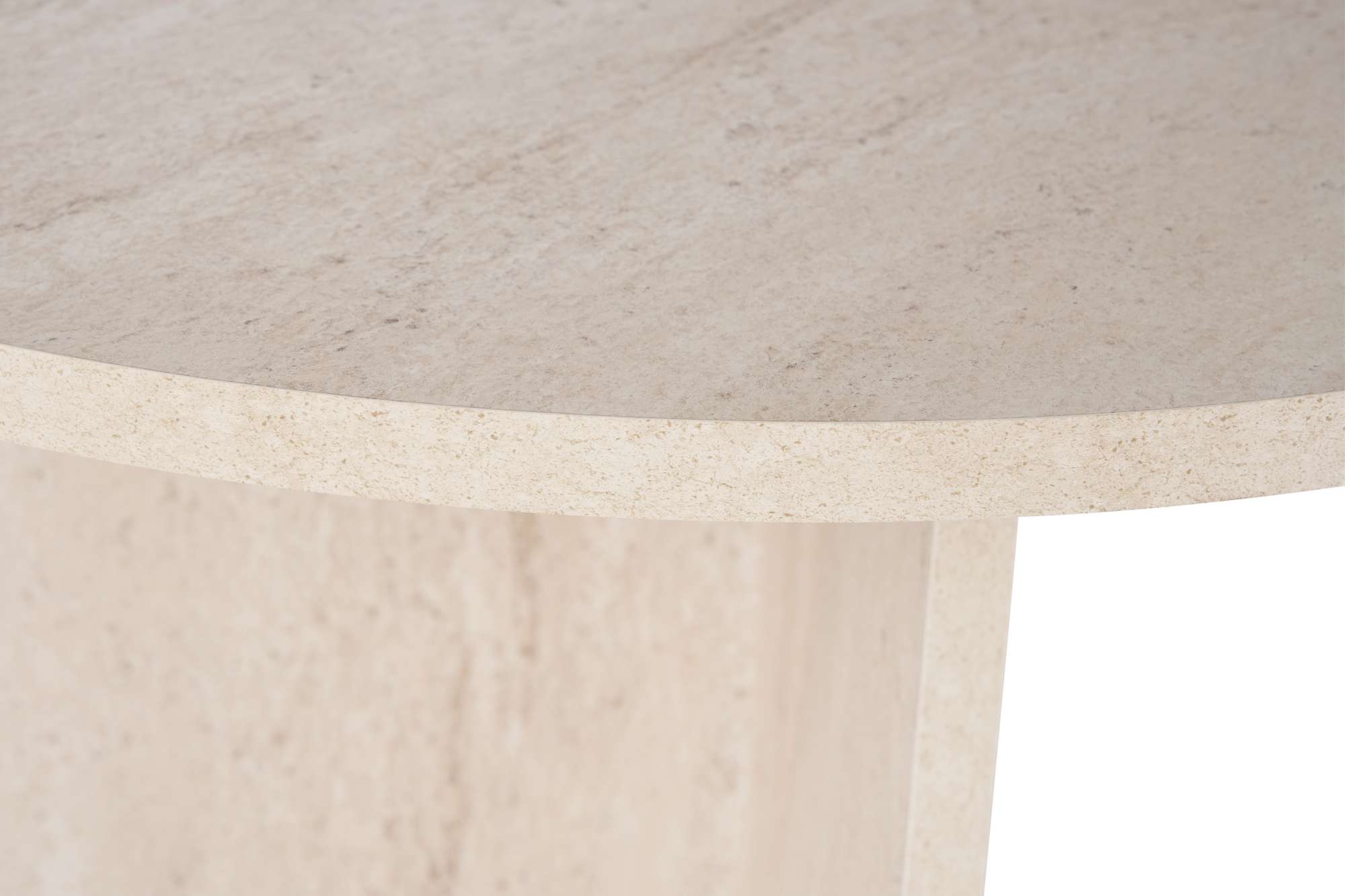 Table à manger Taverna - en aspect pierre ou noyer