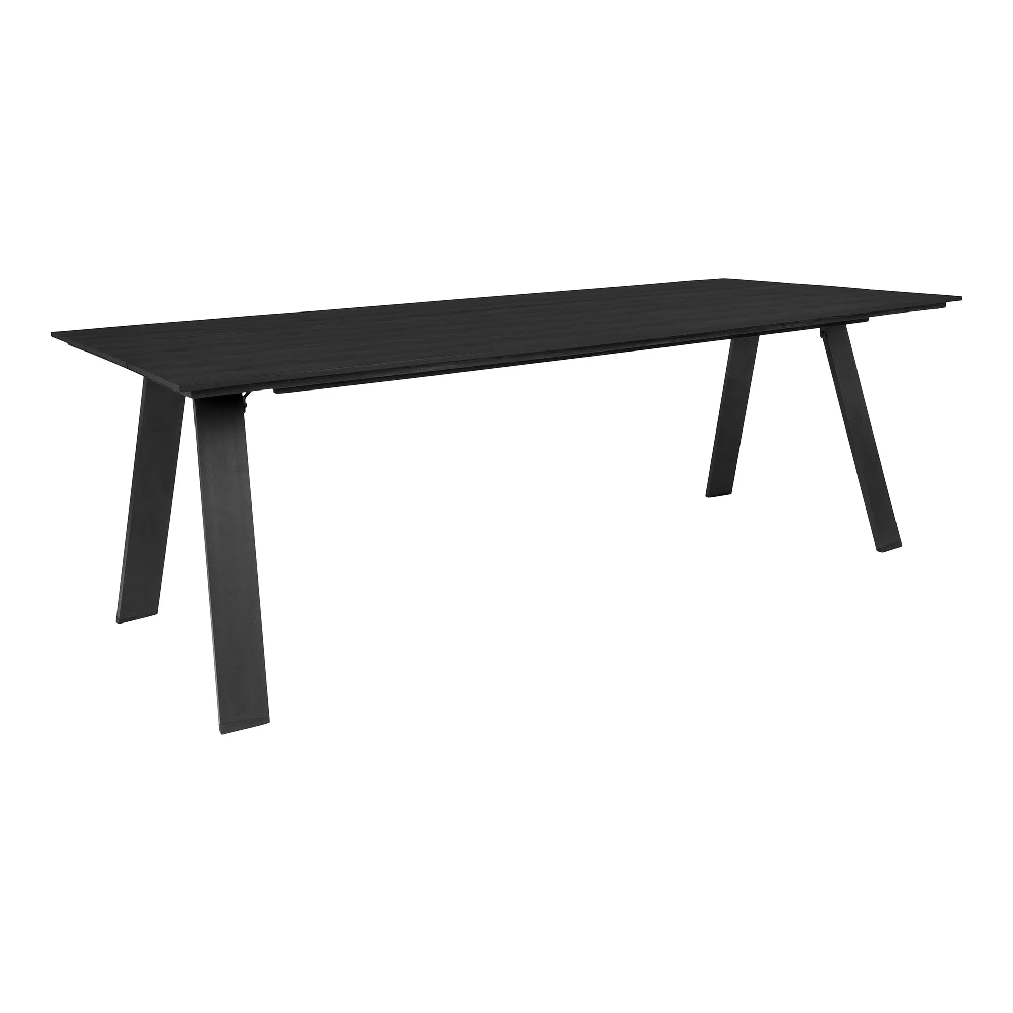 Table de jardin Sina 220×100 cm en Nonwood & Aluminium (Noir)