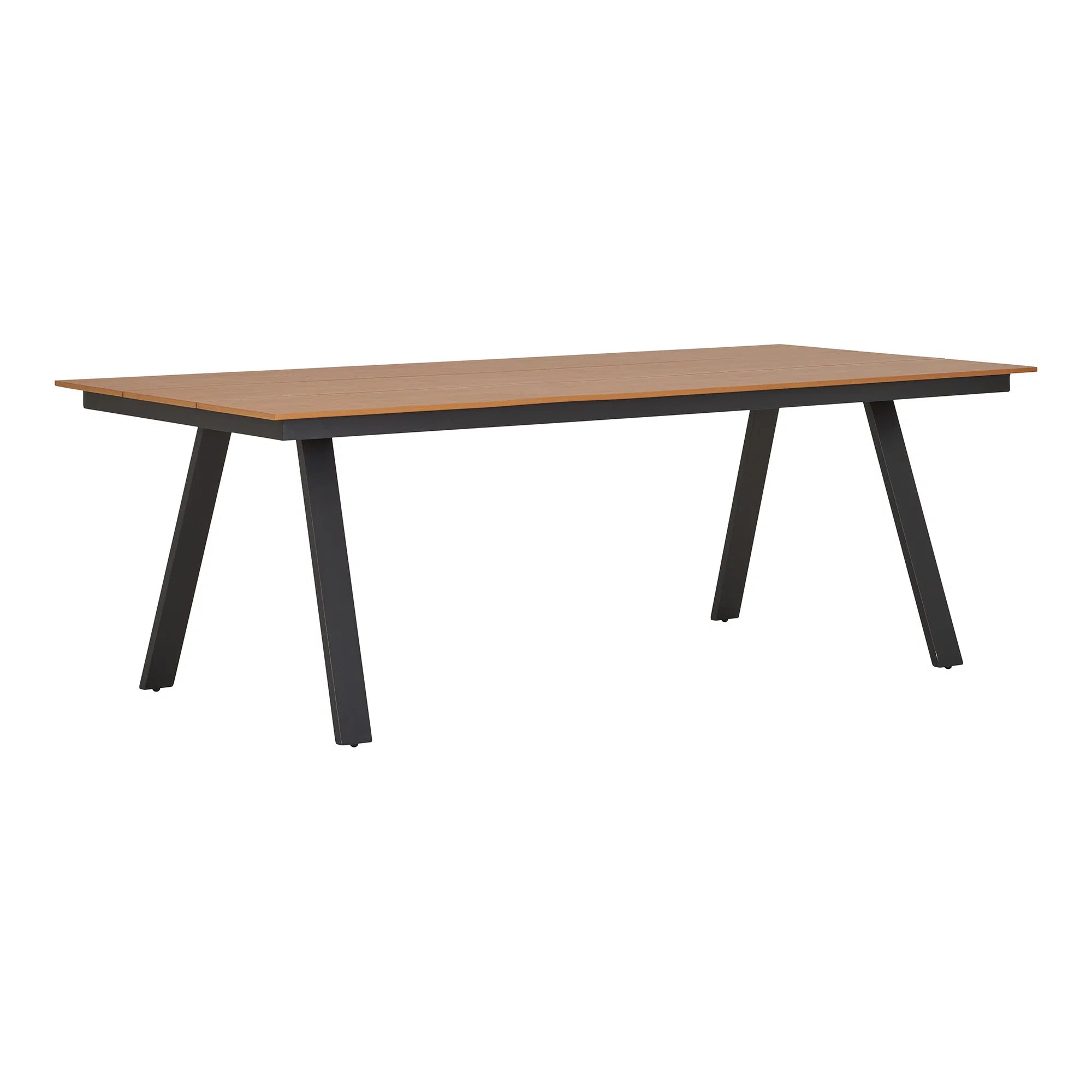 Garten Esstisch Lorenzo – Nonwood & Aluminium en Naturel/Noir